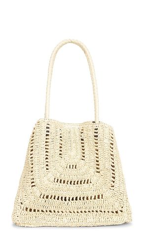 Large Eyelet Raffia Tote in - Madewell - Modalova