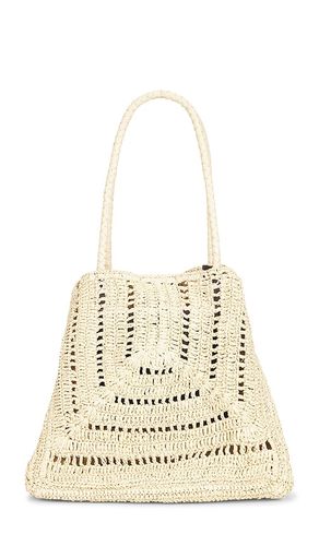 Large Eyelet Raffia Tote in - Madewell - Modalova