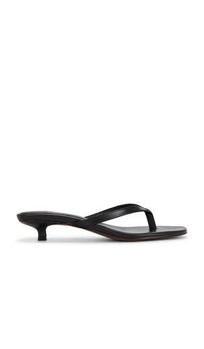 Tamia Heeled Thong Sandal in Black. - size 6 (also in 6.5, 7) - Madewell - Modalova