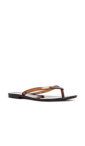 X Melissa Jelly Thong Flip Flop in Cognac. - size 8 (also in 9) - Madewell - Modalova