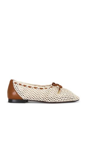 Sage Fishnet Ballet Flat in Neutral. - size 7.5 (also in 8.5, 9.5) - Madewell - Modalova