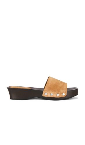 Vanessa Suede Clog in Brown. - size 6.5 (also in 7, 7.5, 8, 9) - Madewell - Modalova