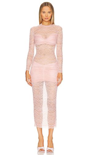 Ellie Lace Midi Dress in Pink. - size L (also in S) - Mother of All - Modalova