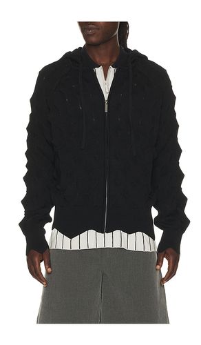 Spiked Slim Zip Up Hoodie in . Size S. Also in XL/1X - MADFRENZY - Modalova