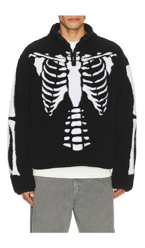 Skeletal Quarter Zip Sherpa Pullover in . - size L (also in M, S, XL/1X) - Market - Modalova