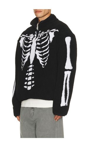 Skeletal Quarter Zip Sherpa Pullover in . - size L (also in M, S, XL/1X) - Market - Modalova
