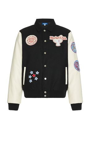 Varsity Jacket in Black. - size L (also in M, S) - Market - Modalova