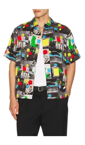 Smiley Collage Woven Shirt in . Size L. Also in M - Market - Modalova