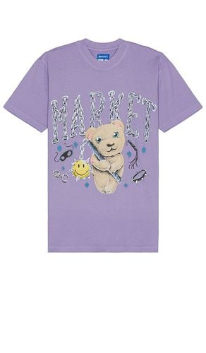 Smiley Soft Core Bear T-shirt in Purple. - size L (also in M, S) - Market - Modalova