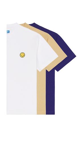Smiley Badge Tee 3 Pack in White. - size L (also in M, S, XL/1X) - Market - Modalova