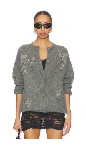 Beaded Mohair Knit Cardigan in . Size S. Also in M - Markgong - Modalova