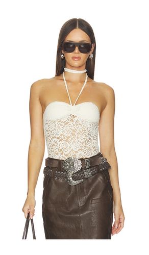 Lace Halter Neck Bodysuit in . Size 34/2. Also in 40/8, 42/10 - Markgong - Modalova