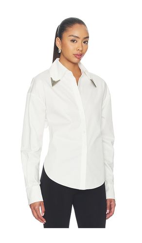 Tie-back Shirt With Metallic Pointed Collar in . - size 34/2 (also in 36/4, 40/8, 42/10) - Markgong - Modalova