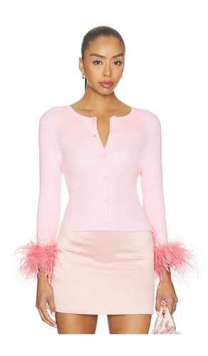 Feather Cardigan in . Size S. Also in M, L - Milkwhite - Modalova