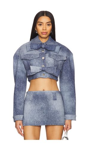 Cropped Jacket in Blue. - size M (also in S) - Milkwhite - Modalova
