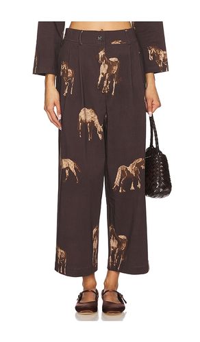 Wide Leg Pants in Brown. - size L (also in M, S) - Milkwhite - Modalova