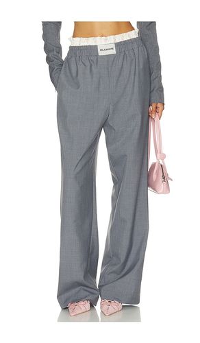 Double Waistband Floral Pant in . Size S. Also in M, L - Milkwhite - Modalova