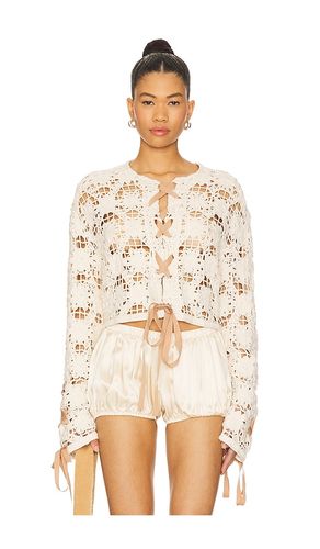 Crochet Top in . - size M (also in S) - Milkwhite - Modalova