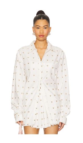 Oversized Shirt in . Size L. Also in S - Milkwhite - Modalova