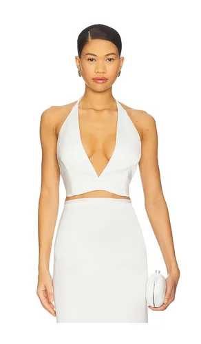 X REVOLVE Top With V Neckline in . Size M. Also in S, XS - Milkwhite - Modalova