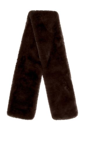 Mimchik Faux Fur Shawl in Brown - Mimchik - Modalova