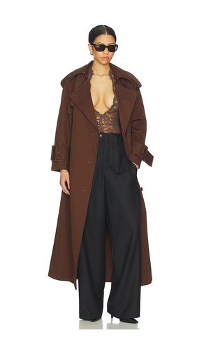 Hooded Scarf Trench Coat in . Size M. Also in S - Mimchik - Modalova