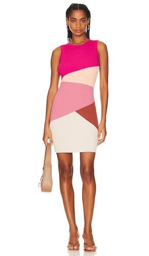 Vita Knit Mini Dress in Pink. - size L (also in XL) - MINKPINK - Modalova