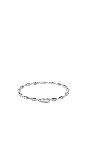 Evil Eye Bracelet in Metallic Silver. - size L (also in M) - Miansai - Modalova