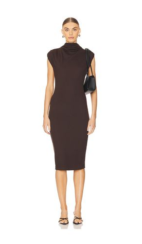 Iolanda Midi Dress in Brown. - size L (also in M, S, XL, XS) - Michael Stars - Modalova