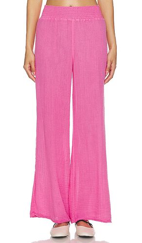 Susie Smocked Waist Pant in Pink. - size L (also in M, S) - Michael Stars - Modalova