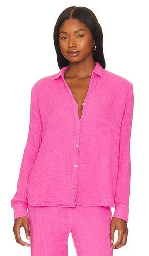 Leo Button Up Shirt in Pink. - size S (also in XS) - Michael Stars - Modalova