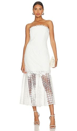 Nuriel Interlocking Geo Lace Midi Dress in . - size 10 (also in 2, 4, 8) - MILLY - Modalova