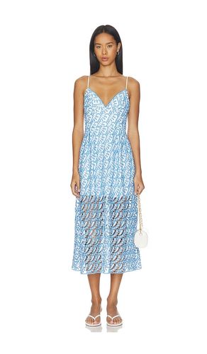 Hazel Embroidered Midi Dress in . Size 0. Also in 4, 6, 8, 10, 12 - MILLY - Modalova