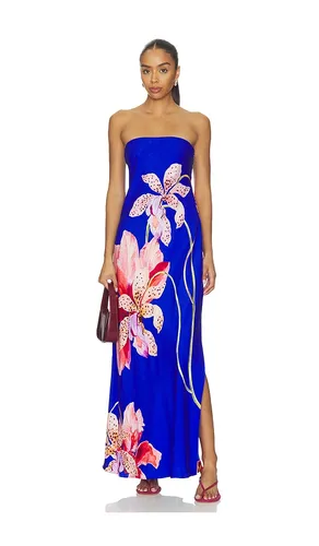 Vera Satin Floral Maxi Dress in . Size 0. Also in 10, 2 - MILLY - Modalova