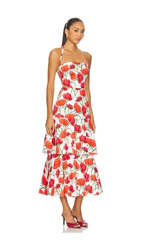 Red Peonia Poplin Dress in . Size 2. Also in 4, 6 - MILLY - Modalova