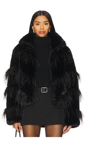 Avah Faux Fur Jacket in . - size L (also in M, P, S) - MILLY - Modalova