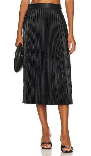 Rayla Faux Leather Pleated Skirt in . Size 8 - MILLY - Modalova