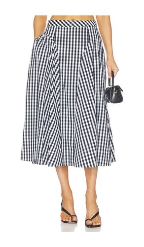 Robin Gingham Midi Skirt in ,. Size 10. Also in 12, 2, 4, 6, 8 - MILLY - Modalova