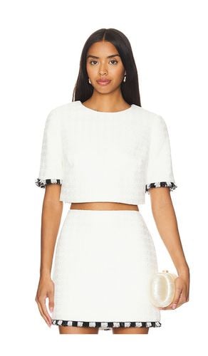 Lee Cropped Top in White. - size P (also in S) - MILLY - Modalova