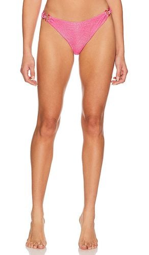 Cabana O-Ring Bikini Bottom in Pink. - size L (also in M, P, S) - MILLY - Modalova