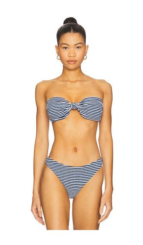 Stripe Knot Bandeau Bikini Top in . - size M (also in L) - MILLY - Modalova
