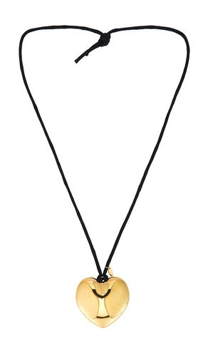 Big Heart Necklace in Metallic - Maison Irem - Modalova