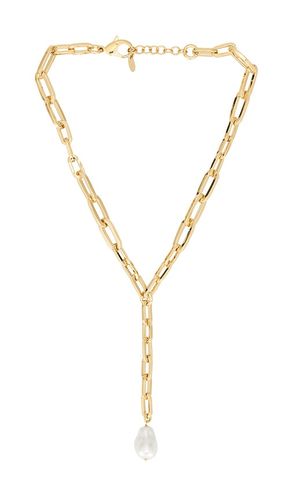 Pearl Lara Necklace in Metallic - Maison Irem - Modalova