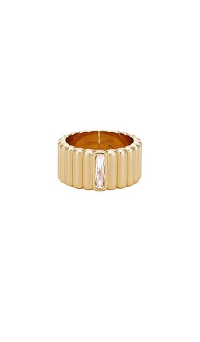 Anillo zoe en color oro metálico talla 7 en - Metallic Gold. Talla 7 (también en 8) - MIRANDA FRYE - Modalova