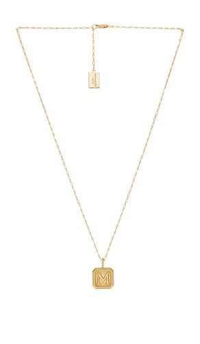 Alpha Necklace in Metallic . - size A (also in B, C, D, K, M, N, P) - MIRANDA FRYE - Modalova