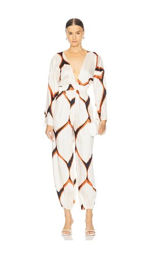 Amina Jumpsuit in Cream. - size S (also in XS) - MISA Los Angeles - Modalova