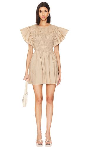 Radha Dress in Beige. - size L (also in M, S) - MISA Los Angeles - Modalova