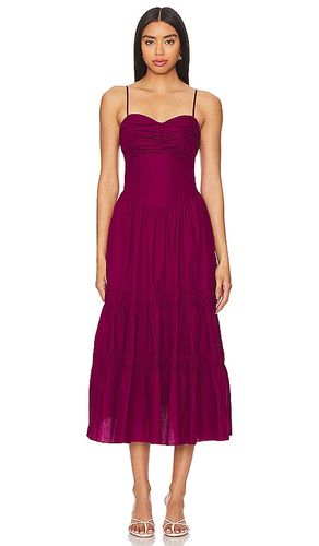 Rula Dress in Wine. - size L (also in M, XL) - MISA Los Angeles - Modalova