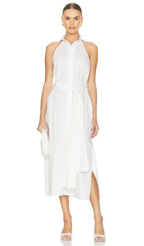 Vestido midi jessika en color talla L en - White. Talla L (también en M, S, XL, XS, XXS) - MISA Los Angeles - Modalova