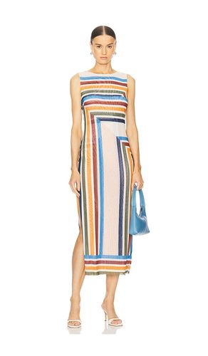 Nakia Dress in Cream,Blue. - size M (also in S) - MISA Los Angeles - Modalova